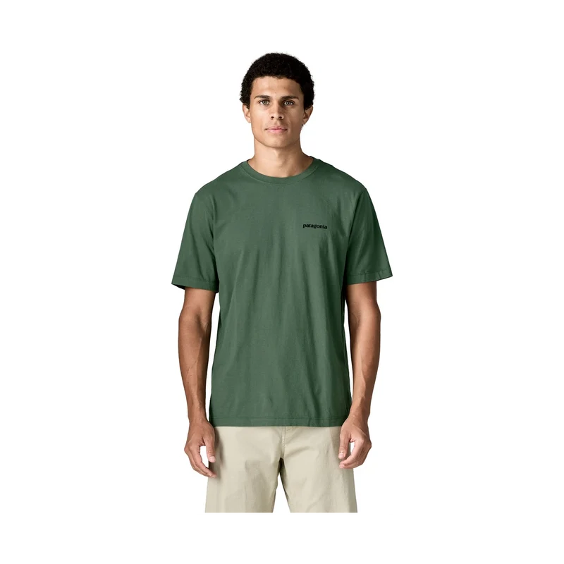 Patagonia P-6 Logo T-Shirt Canopy Green