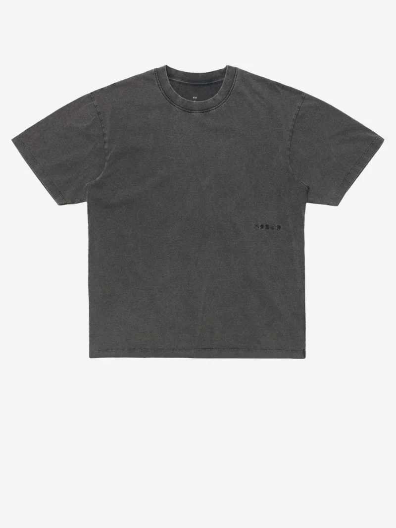T-shirt grigia 'Axiom' lavaggio fade-out