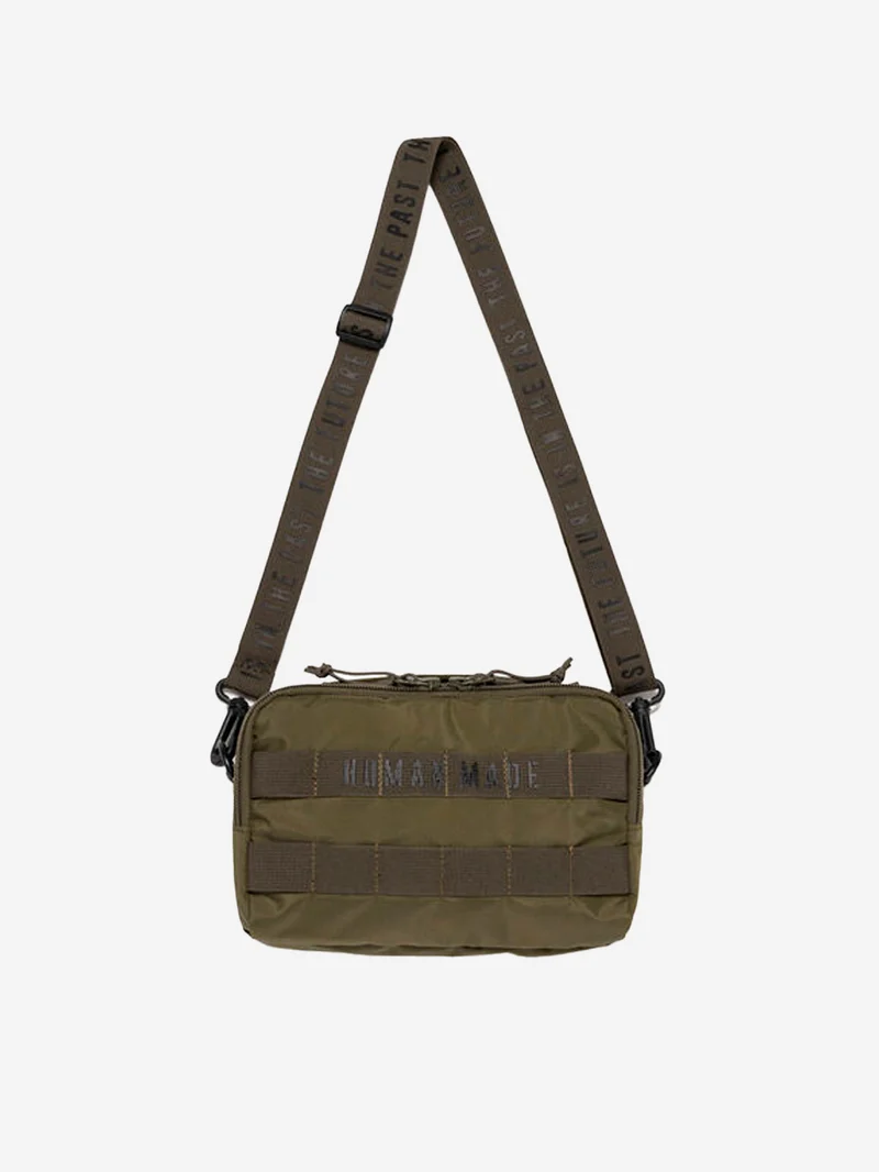 Nylon Shoulder Bag Olive