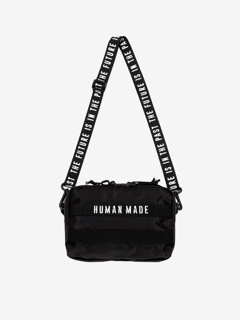 Nylon Shoulder Bag Black