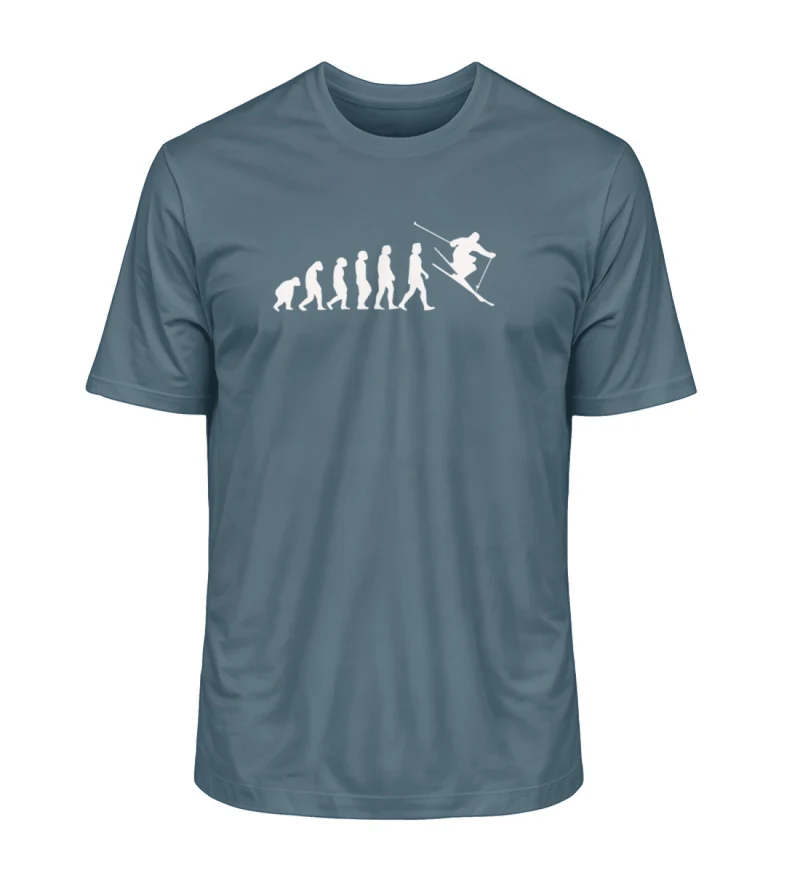 Ski Evolution - Unisex Premium Organic T-Shirt