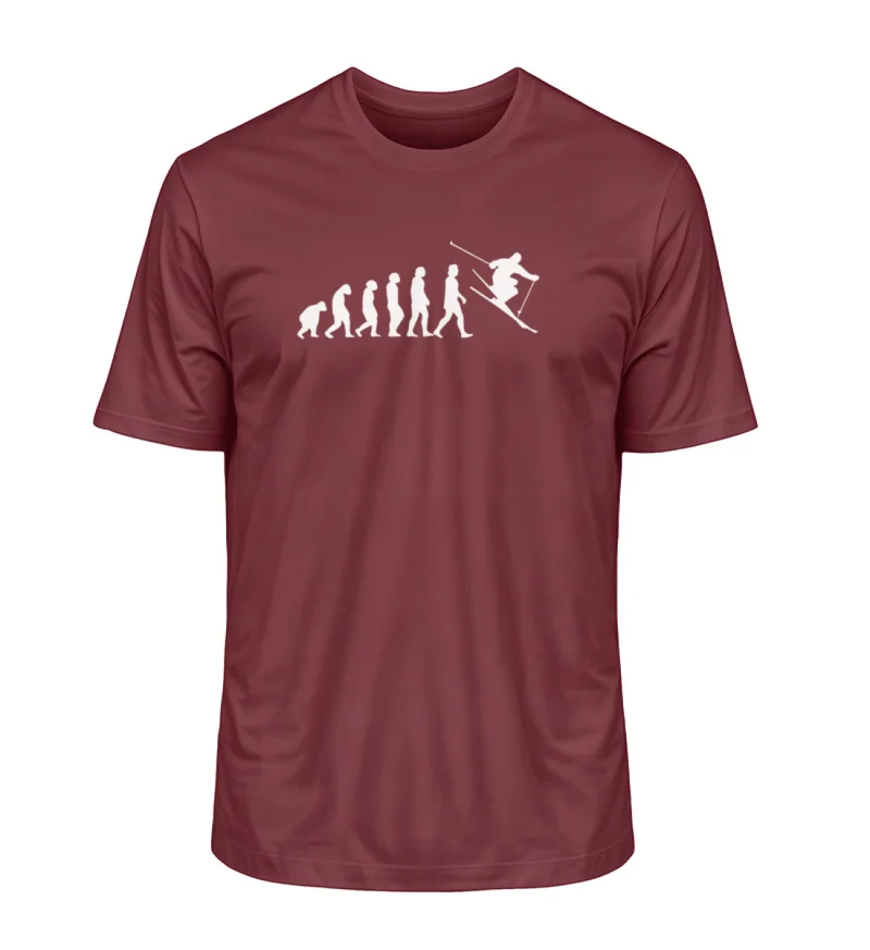 Ski Evolution - Unisex Premium Organic T-Shirt