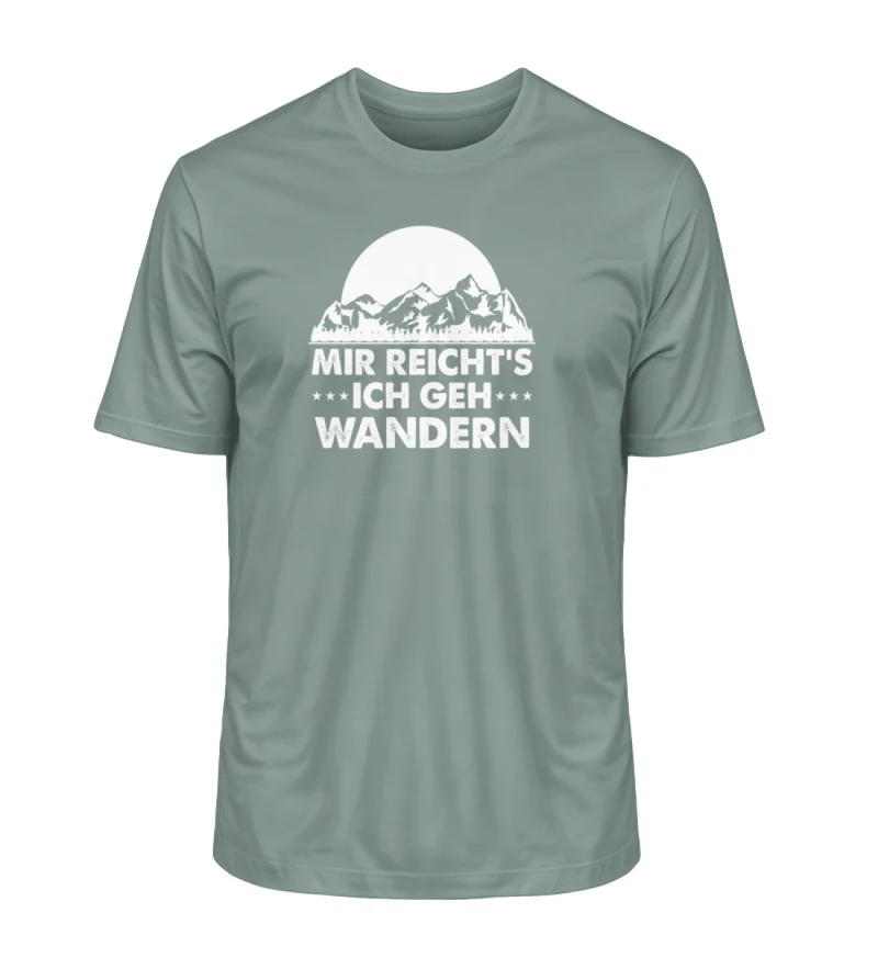 Mir reichts ich geh Wandern- Unisex Premium Organic T-Shirt