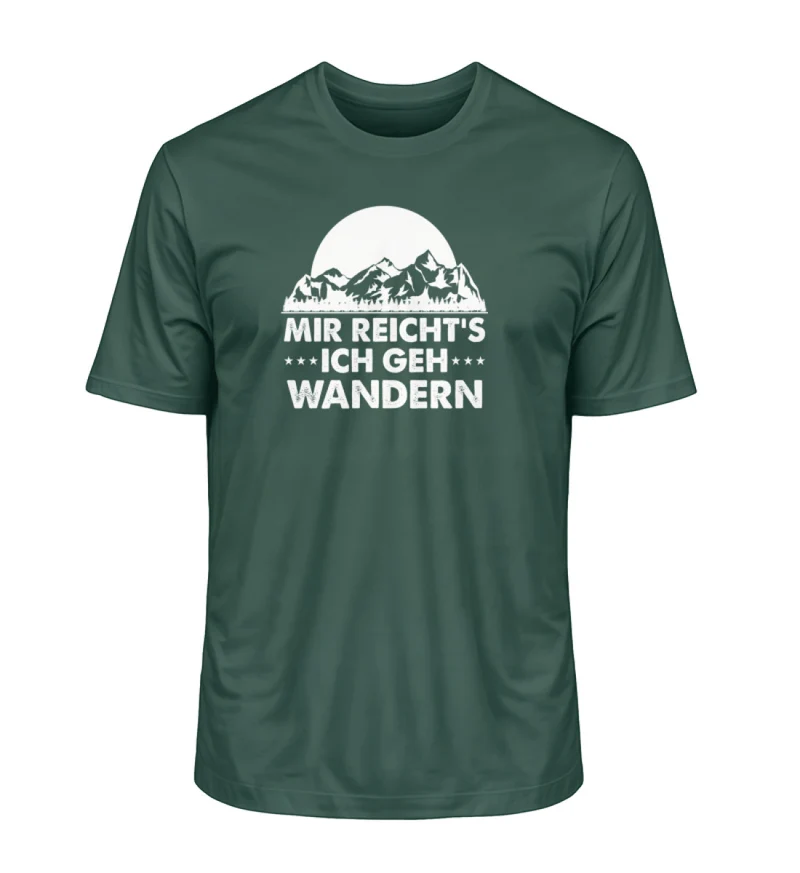 Mir reichts ich geh Wandern- Unisex Premium Organic T-Shirt