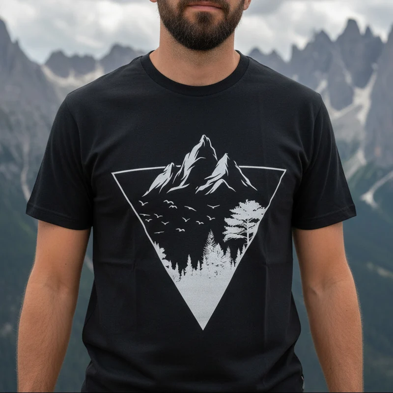 Mountain Triangle - Unisex Premium Organic T-Shirt