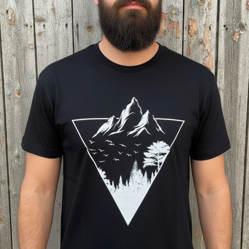 Mountain Triangle - Unisex Premium Organic T-Shirt