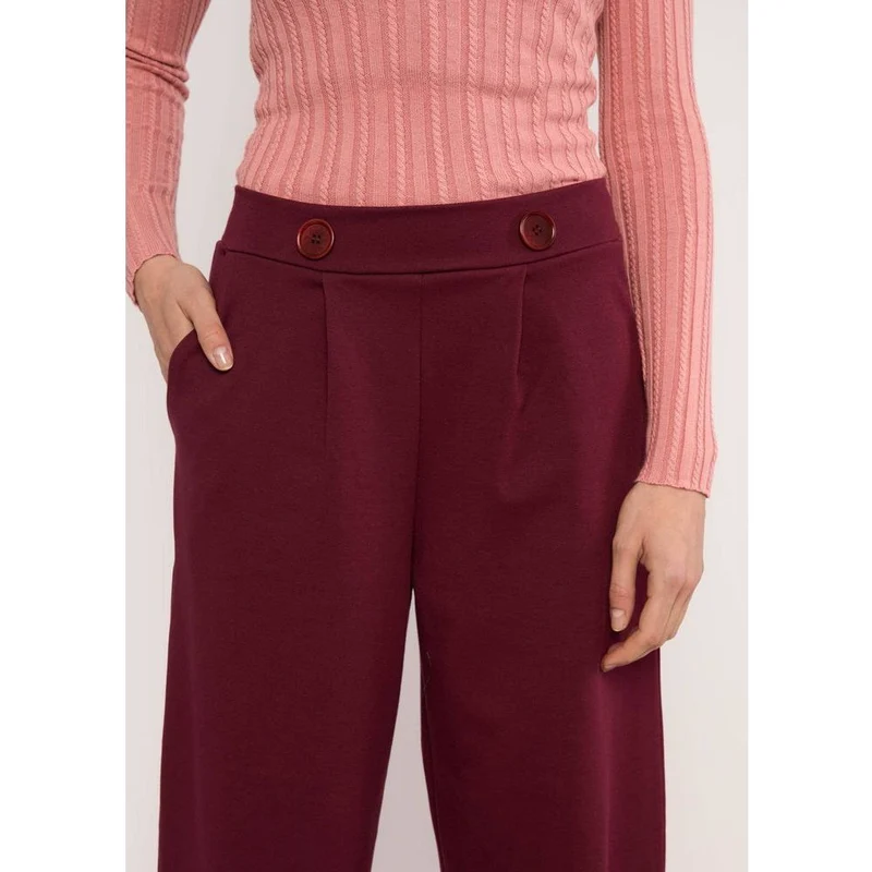 Blutsgeschwister Tailored Business Damen Freizeithose classy-burgundy