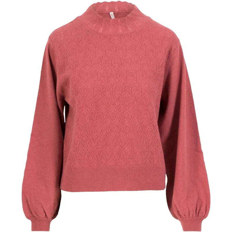 Blutsgeschwister Feeling Fancy Damen Wollpullover dusty-bloom-melange-pink