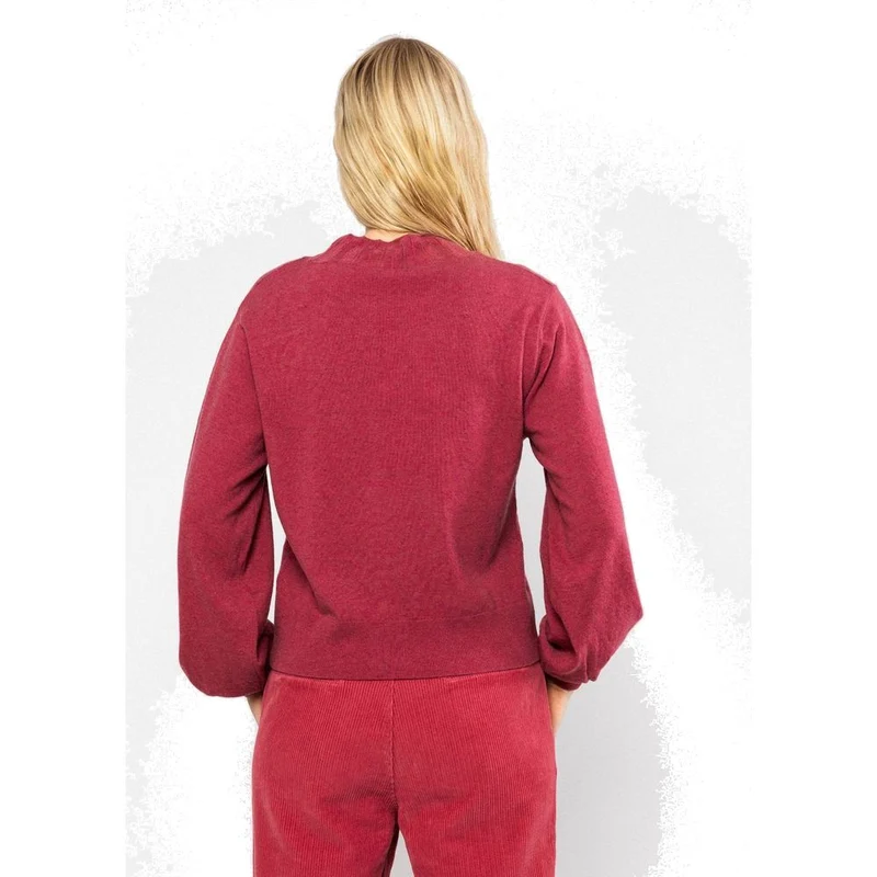Blutsgeschwister Feeling Fancy Damen Wollpullover dusty-bloom-melange-pink