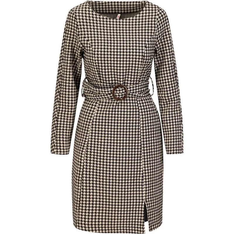Blutsgeschwister Tailored Cocoon Damen Herbstkleid brit-chic-knit
