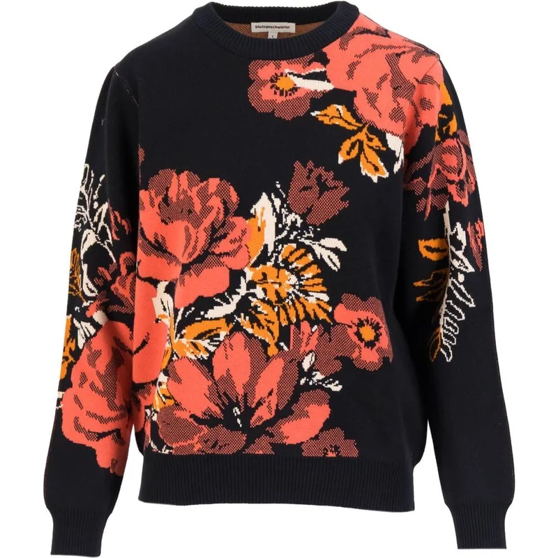Blutsgeschwister Cosy Storyteller Damen Strickpullover golden-flower