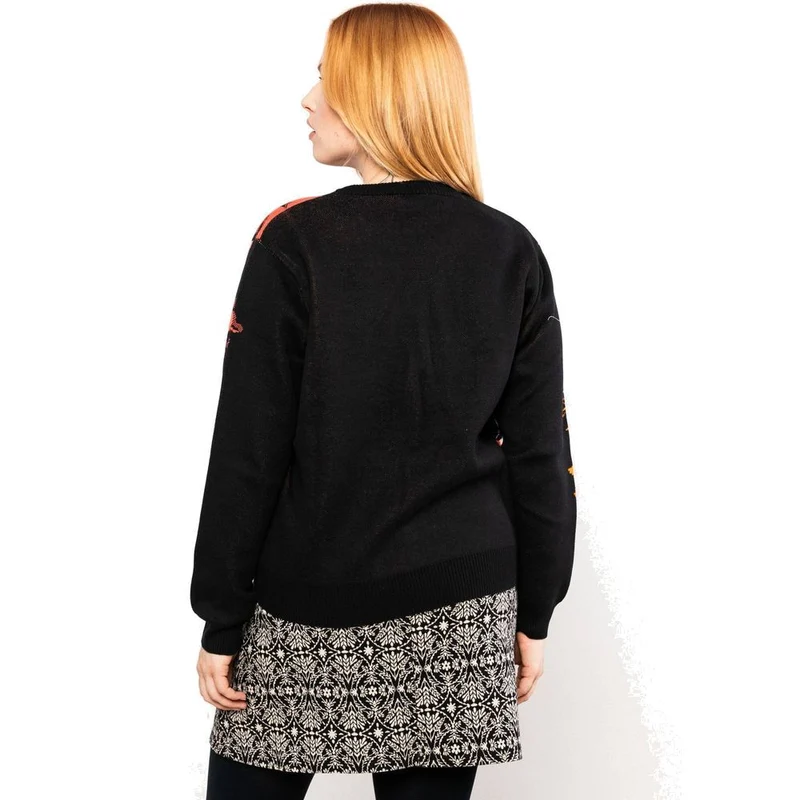 Blutsgeschwister Cosy Storyteller Damen Strickpullover golden-flower