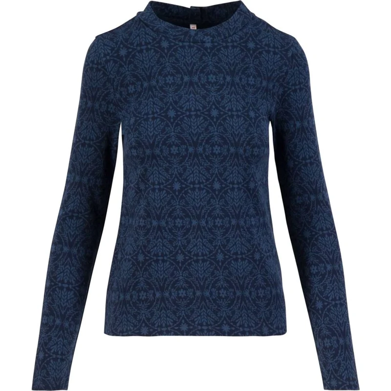 Blutsgeschwister Safe And Warm Turtle Damen Strickshirt blue-harvest-thanks