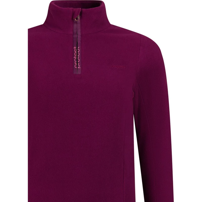 Protest Prtremutez 1/4 Zip Active Top Damen Fleecepullover current-purple