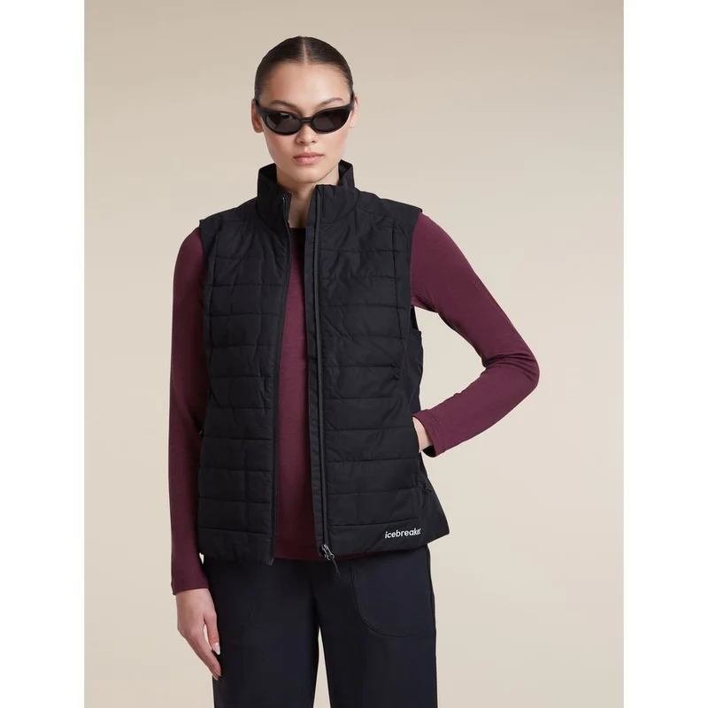 Icebreaker W 200 Oasis LS Crewe Damen Langarmshirt dk-berry