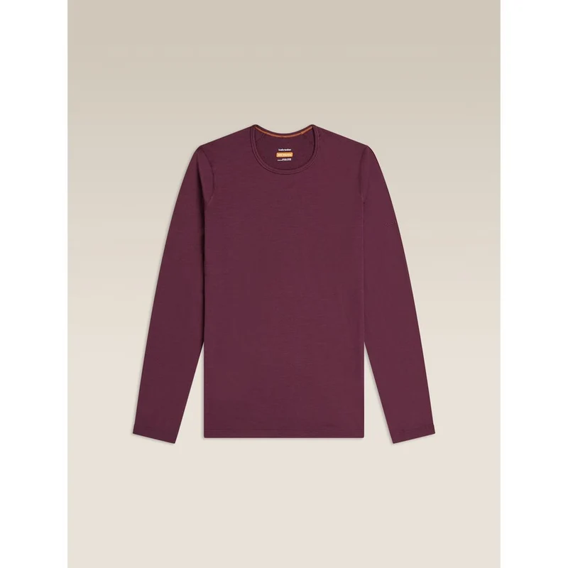 Icebreaker W 200 Oasis LS Crewe Damen Langarmshirt dk-berry
