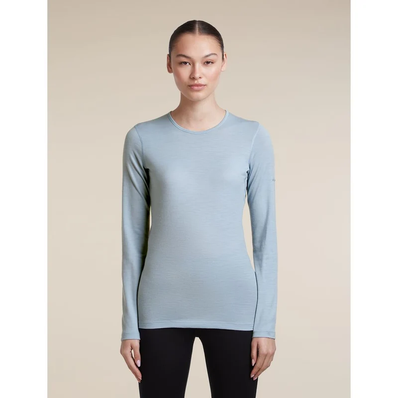 Icebreaker W 200 Oasis LS Crewe Damen Langarmshirt zinc-blue