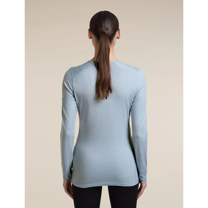 Icebreaker W 200 Oasis LS Crewe Damen Langarmshirt zinc-blue