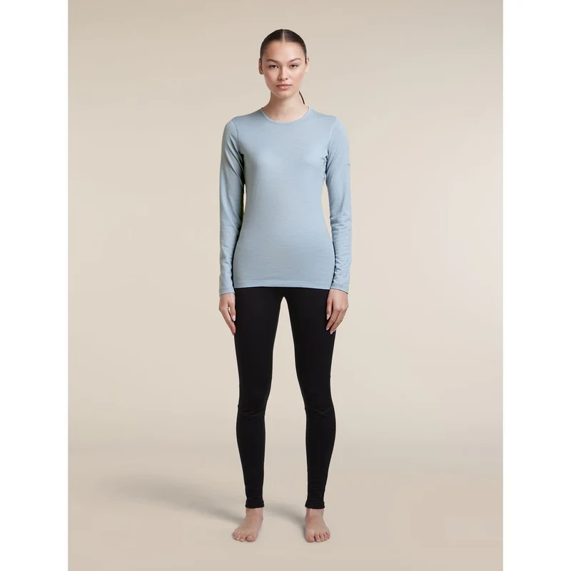 Icebreaker W 200 Oasis LS Crewe Damen Langarmshirt zinc-blue