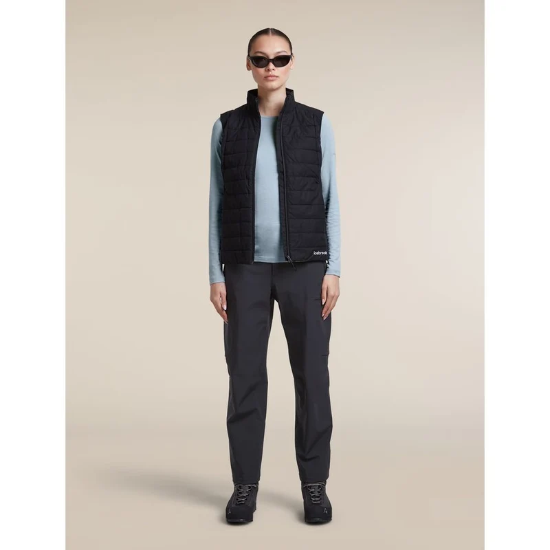 Icebreaker W 200 Oasis LS Crewe Damen Langarmshirt zinc-blue