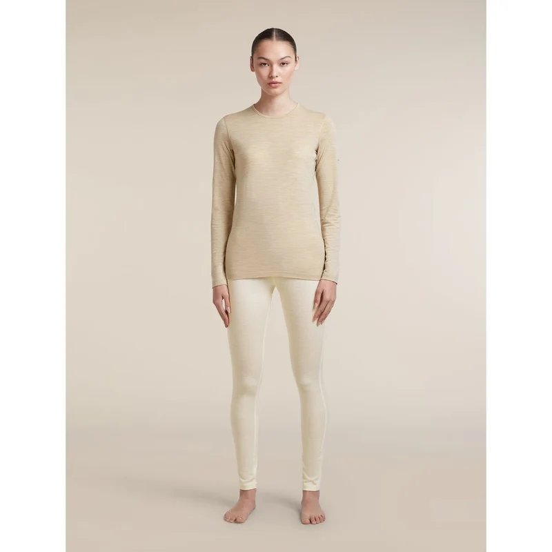 Icebreaker W 200 Oasis LS Crewe Damen Langarmshirt bay-hthr