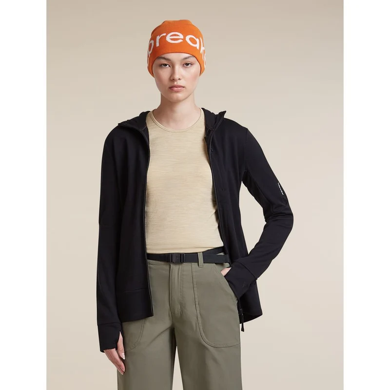 Icebreaker W 200 Oasis LS Crewe Damen Langarmshirt bay-hthr
