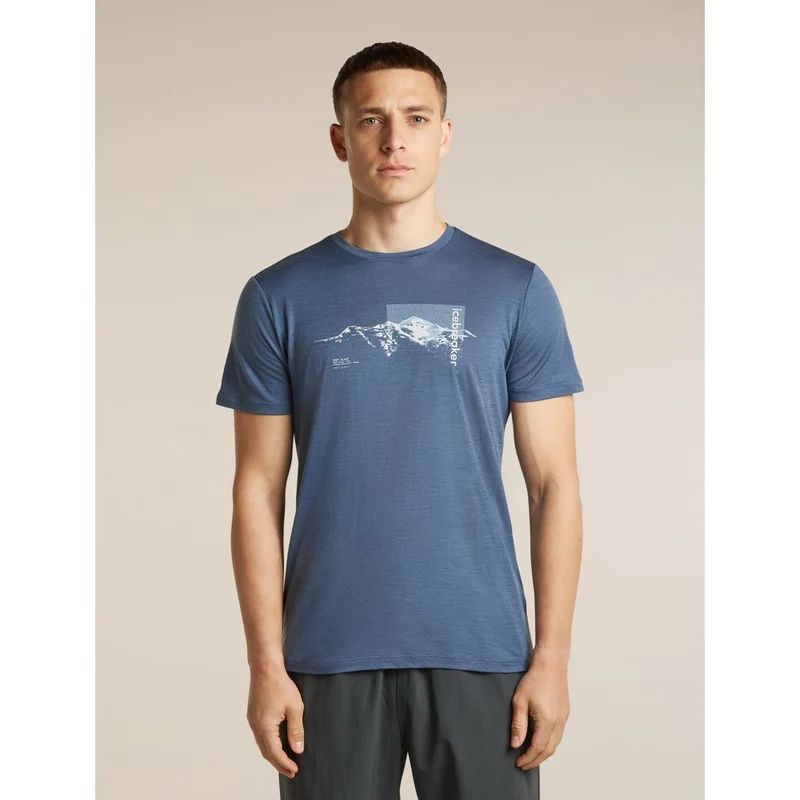 Icebreaker M 150 Tech Lite SS Tee Pure Altitude Herren Funktionsshirt dawn