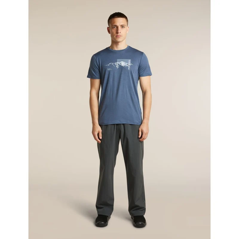 Icebreaker M 150 Tech Lite SS Tee Pure Altitude Herren Funktionsshirt dawn
