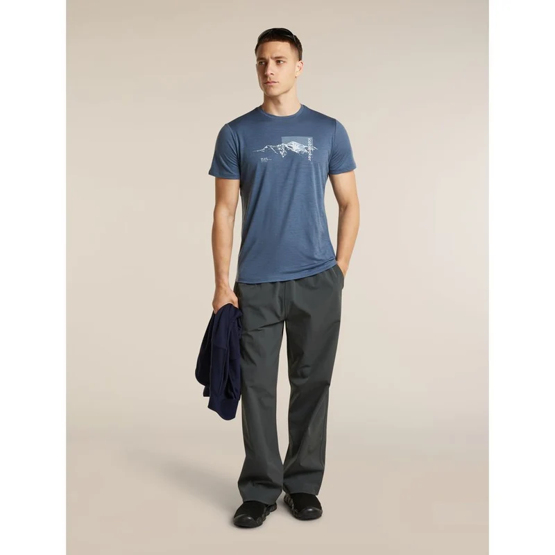 Icebreaker M 150 Tech Lite SS Tee Pure Altitude Herren Funktionsshirt dawn