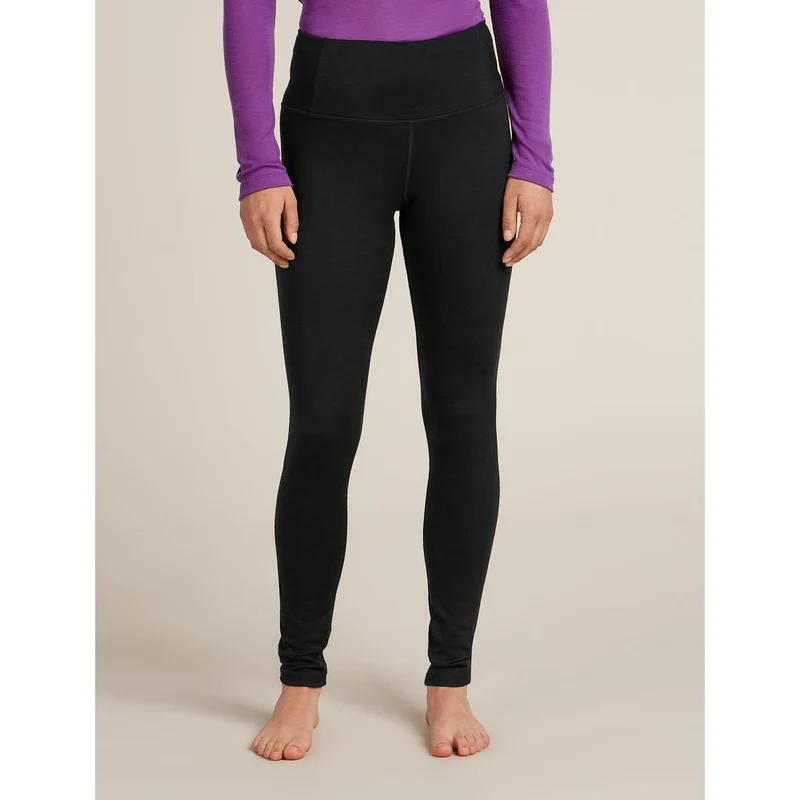 Icebreaker Women Mer 200 Oasis High Rise Damen Thermoleggings black
