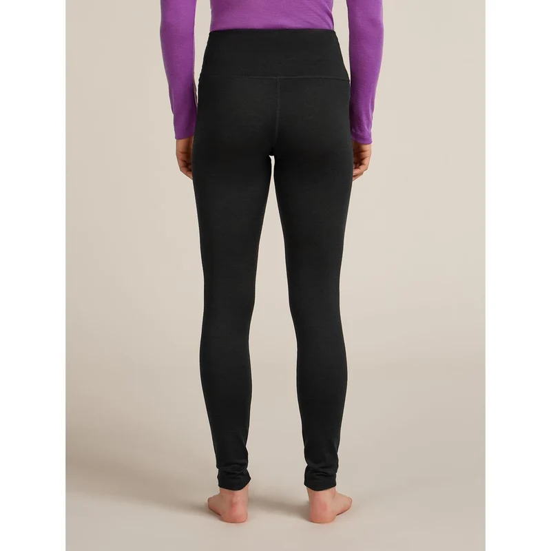 Icebreaker Women Mer 200 Oasis High Rise Damen Thermoleggings black