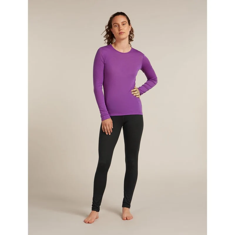 Icebreaker Women Mer 200 Oasis High Rise Damen Thermoleggings black