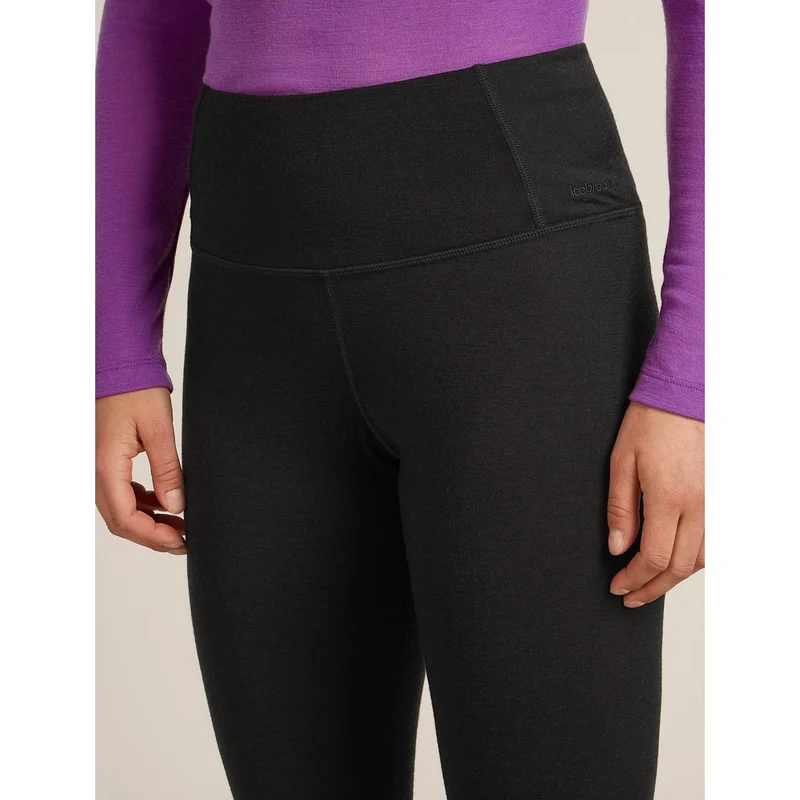Icebreaker Women Mer 200 Oasis High Rise Damen Thermoleggings black
