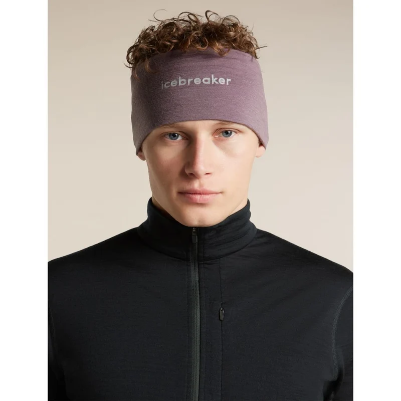 Icebreaker Mer 200 Oasis Headband Herren Stirnband grey-plum