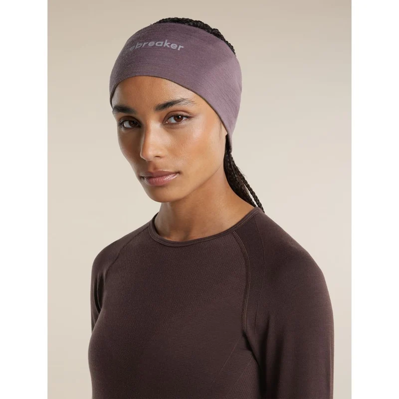 Icebreaker Mer 200 Oasis Headband Herren Stirnband grey-plum