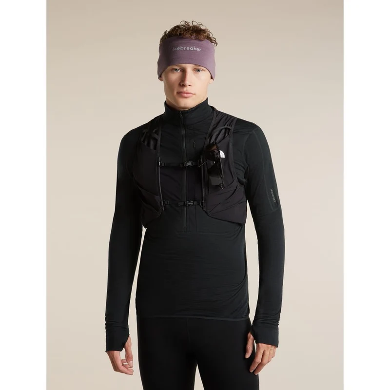 Icebreaker Mer 200 Oasis Headband Herren Stirnband grey-plum