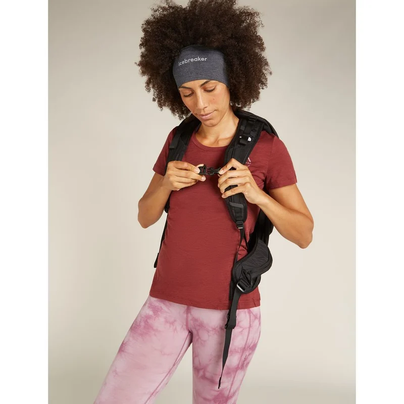 Icebreaker Mer 200 Oasis Headband Stirnband jet-hthr