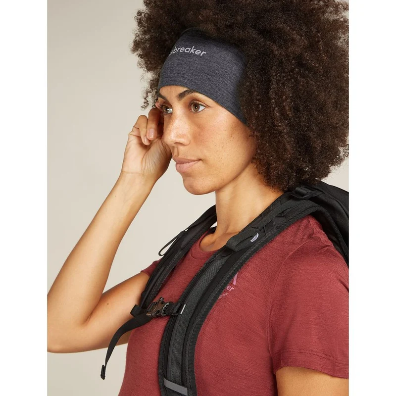 Icebreaker Mer 200 Oasis Headband Stirnband jet-hthr