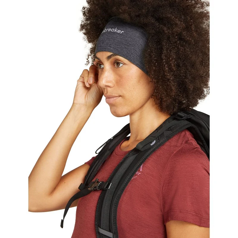 Icebreaker Mer 200 Oasis Headband Stirnband jet-hthr
