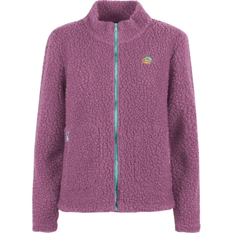 E9 Puf23 Damen Fleecejacke heather-1375