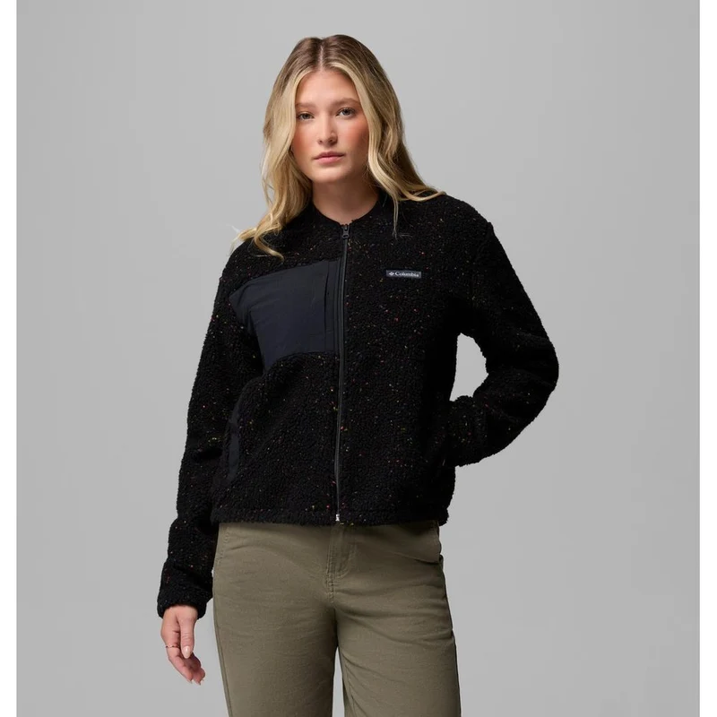 Columbia Stellar Path™ Fleece Bomber Full Zip Damen Fleecejacke black