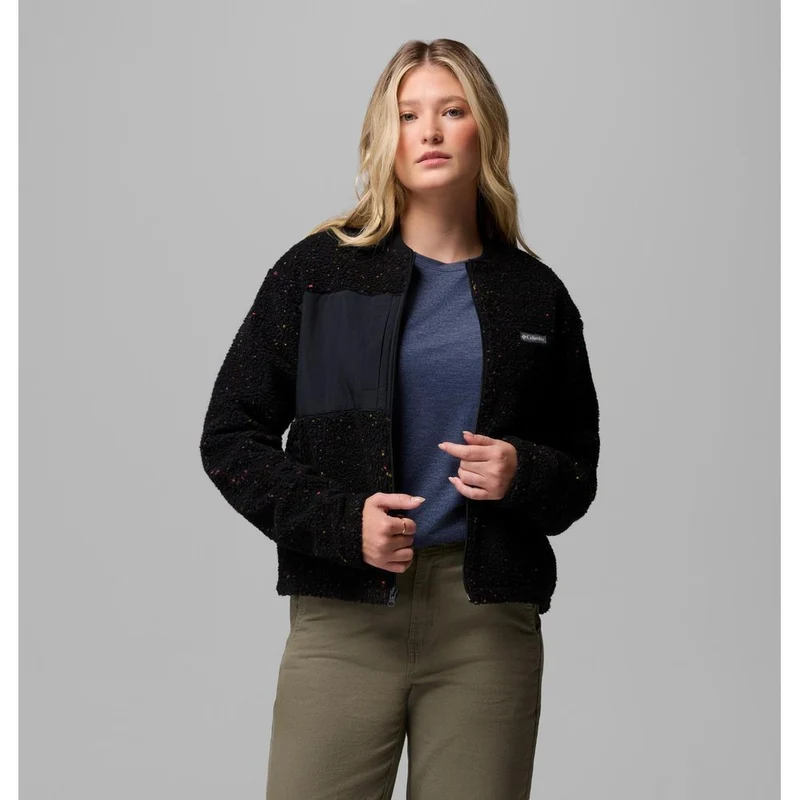 Columbia Stellar Path™ Fleece Bomber Full Zip Damen Fleecejacke black