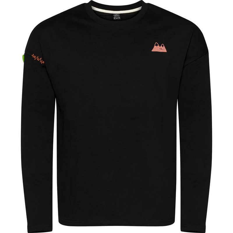 Chillaz Tasmanien Game Of Peaks Herren Langarmshirt black