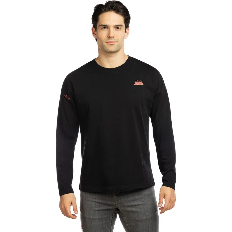 Chillaz Tasmanien Game Of Peaks Herren Langarmshirt black