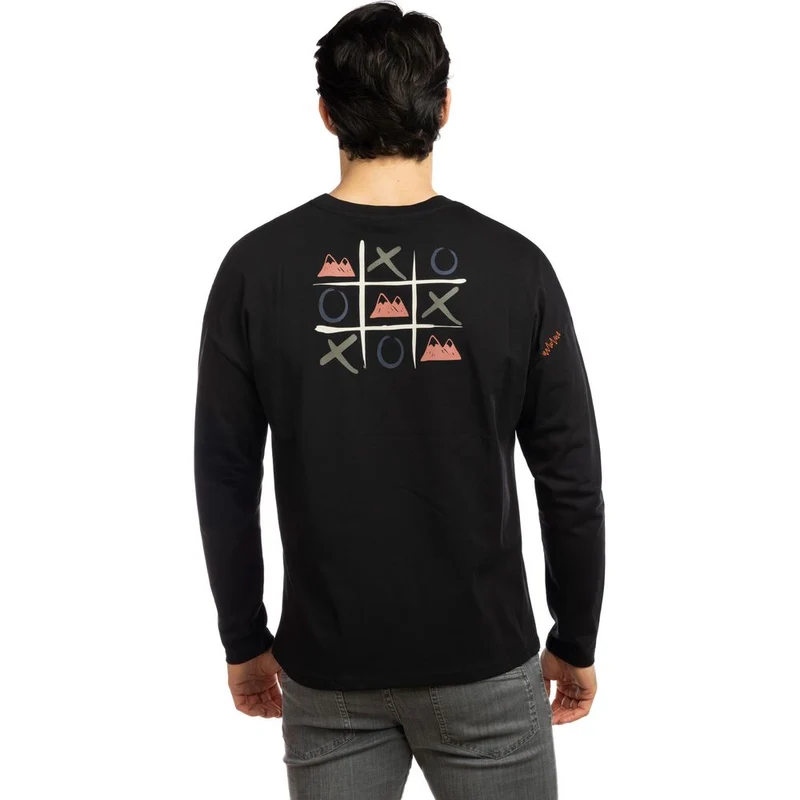 Chillaz Tasmanien Game Of Peaks Herren Langarmshirt black