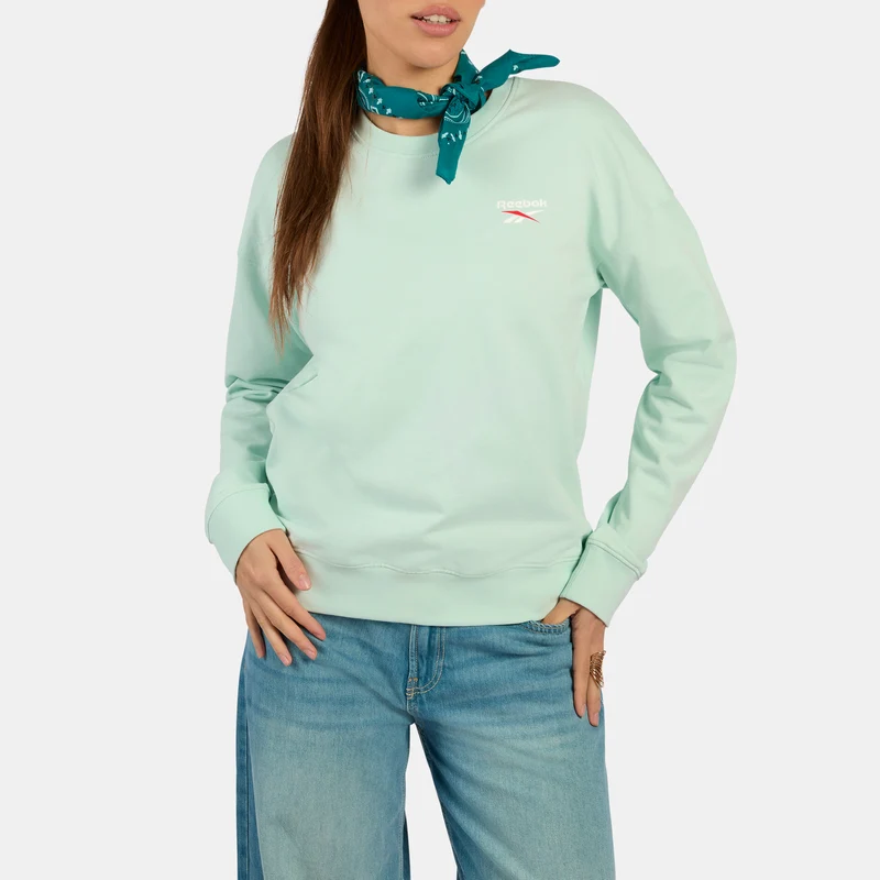 ID Small Logo French Terry Women's Crewneck Sweatshirt