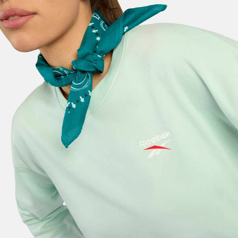 ID Small Logo French Terry Women's Crewneck Sweatshirt
