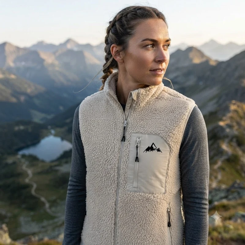 Bergliebe® Unisex Sherpa Bodywarmer Gilet
