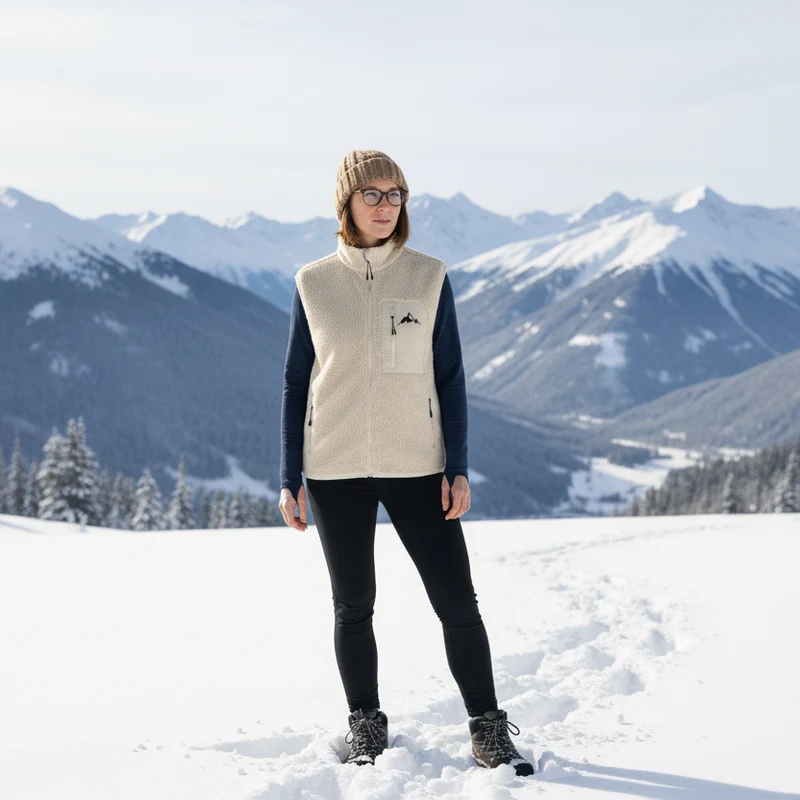Bergliebe® Unisex Sherpa Bodywarmer Gilet