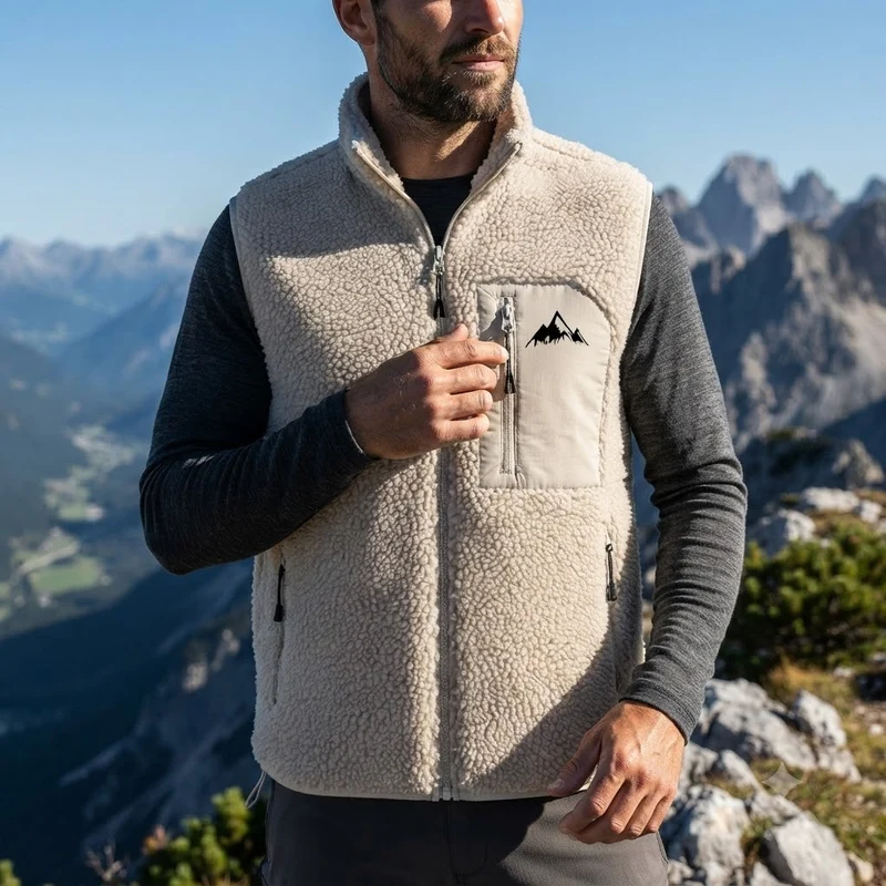 Bergliebe® Unisex Sherpa Bodywarmer Gilet